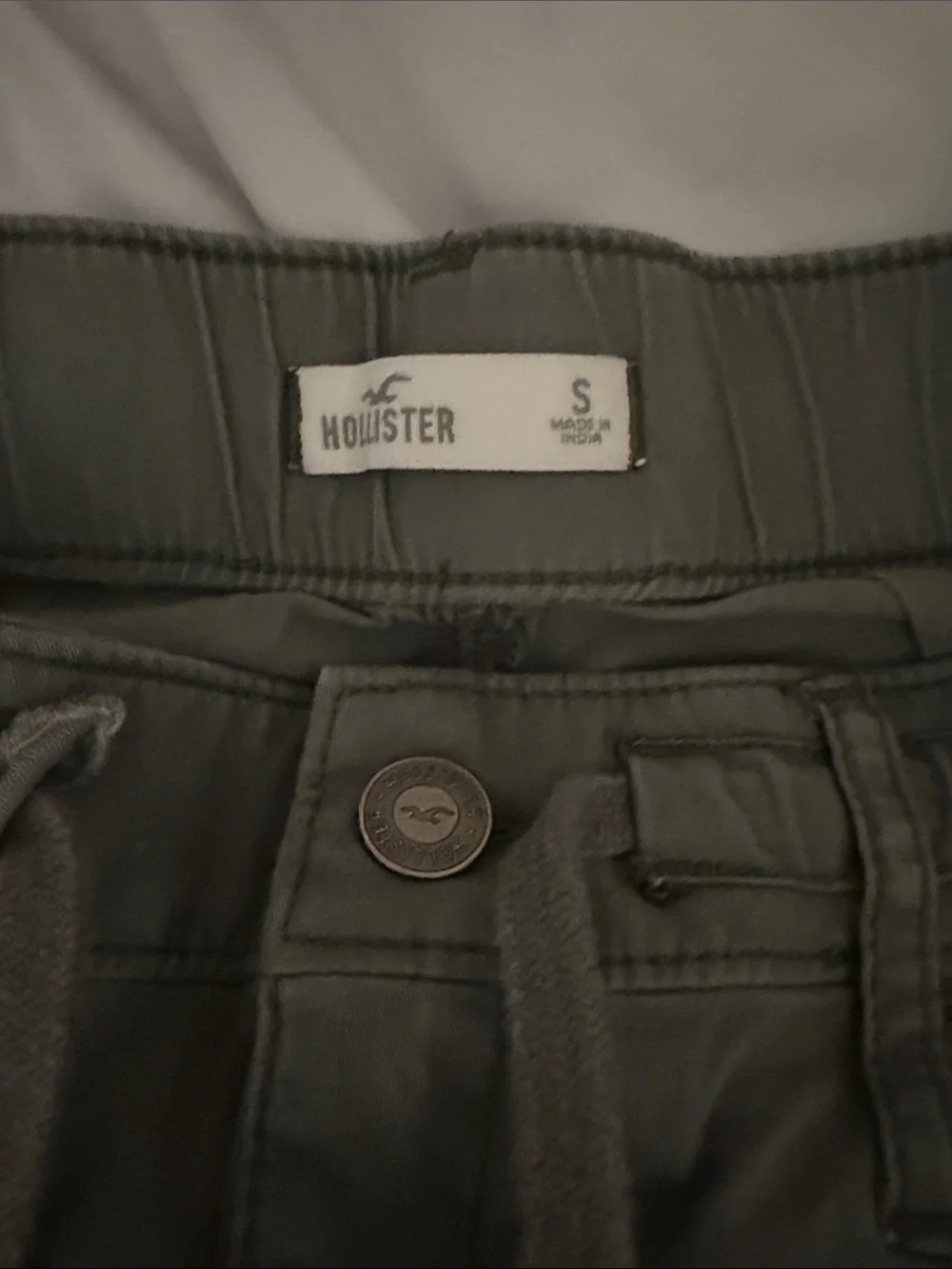 Hollister Olive Green Cargo Mini Skirt